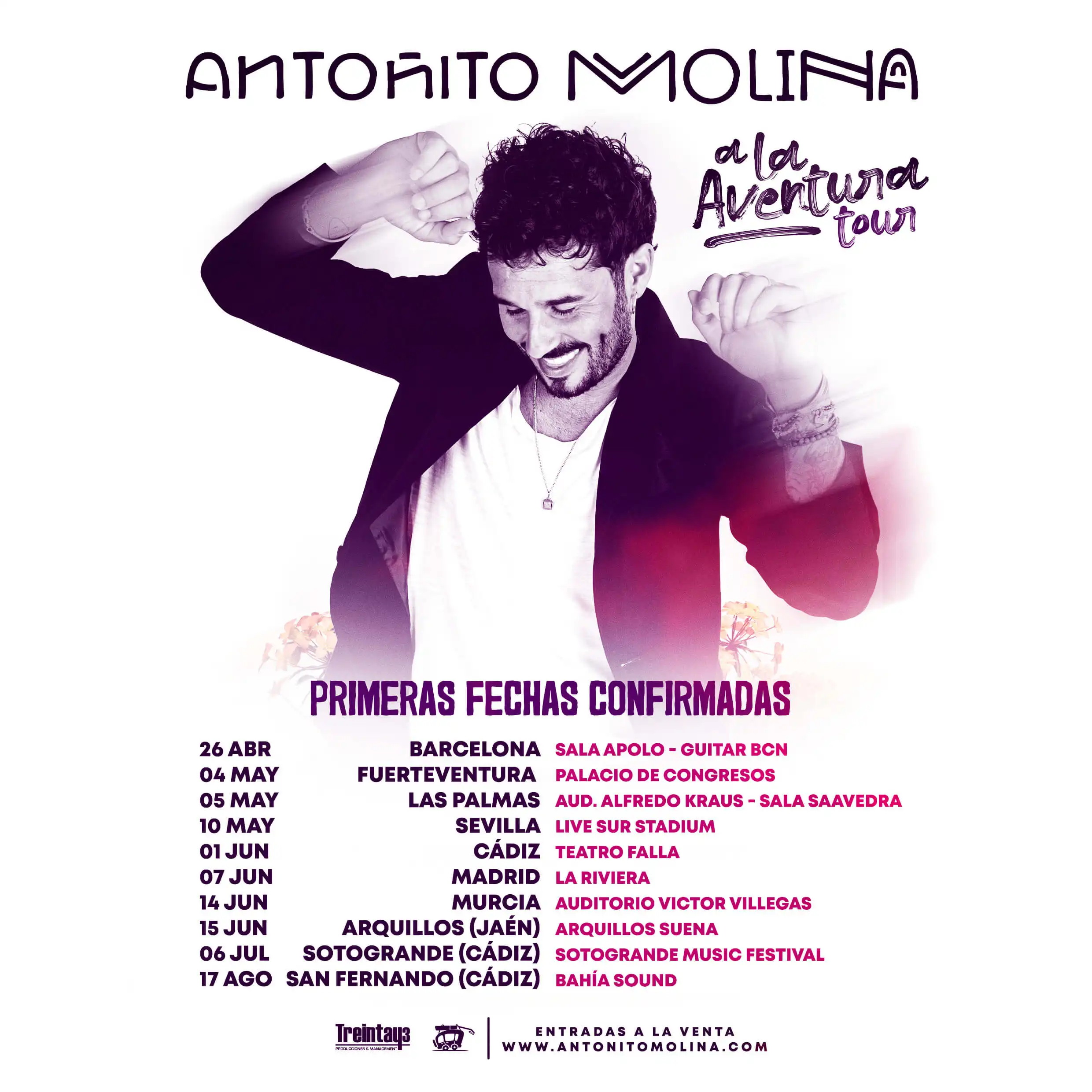 Entradas Disponibles para el Concierto de Antoñito Molina en los Jameos del Agua